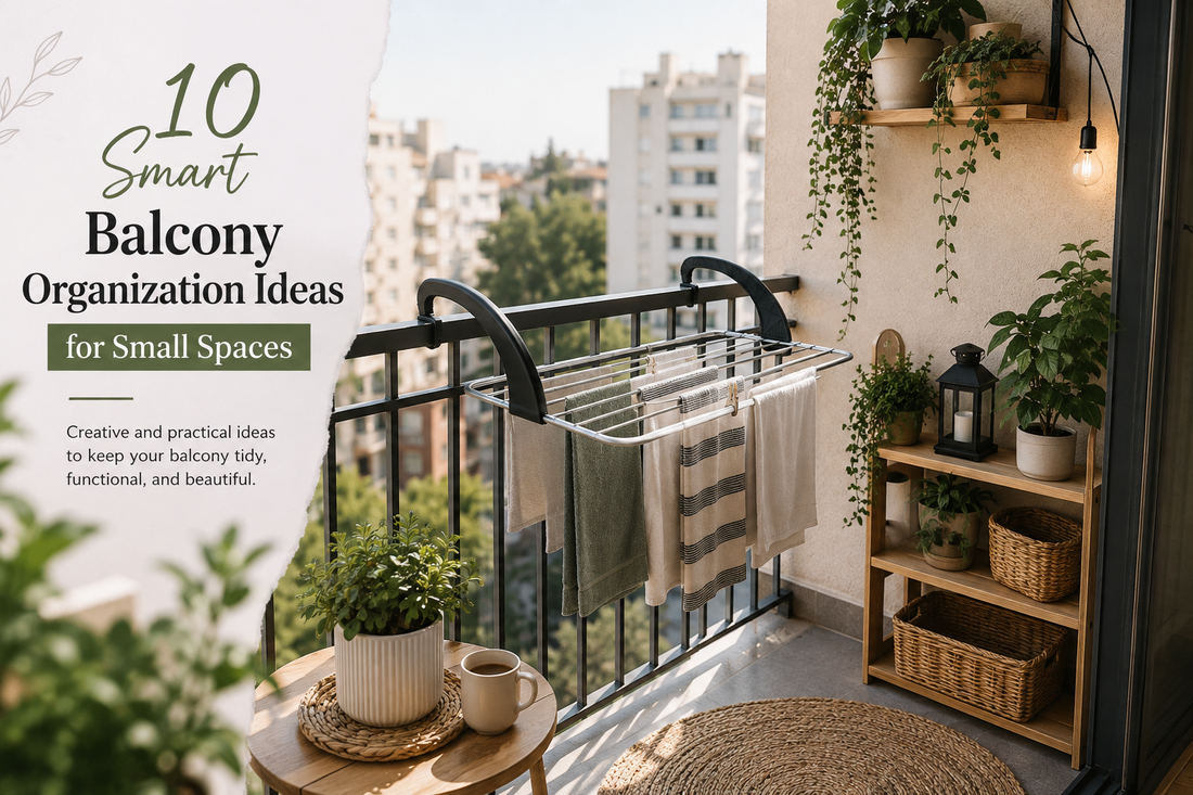 10 Smart Balcony Organization Ideas for Small Spaces