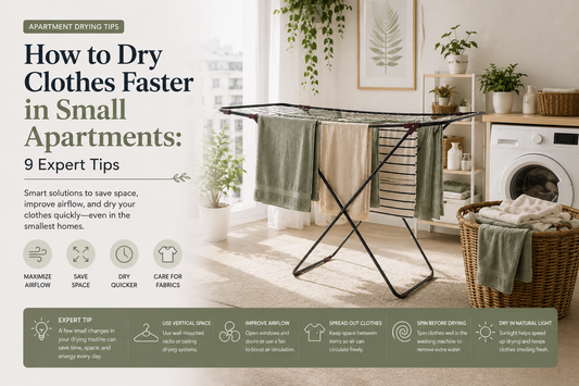 How to Dry Clothes Faster in Small Apartments: 9 Expert Tips