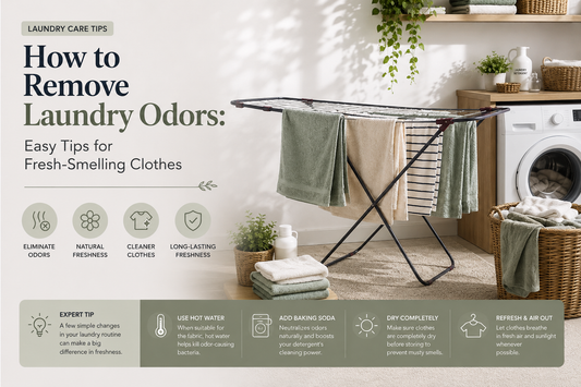 How to Remove Laundry Odors: Easy Tips for Fresh-Smelling Clothes
