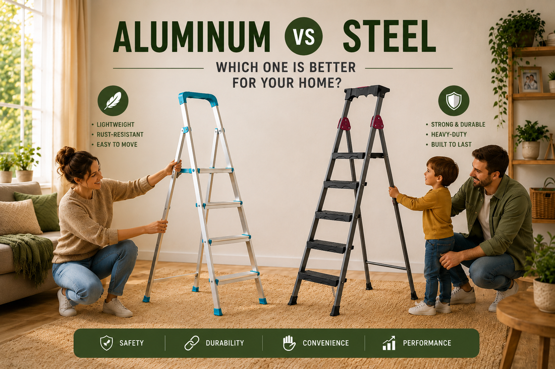 Aluminum vs Steel Ladders: Which One Is Better for Your Home?