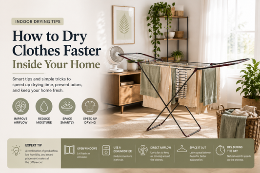 Indoor Drying Tips: How to Dry Clothes Faster Inside Your Home