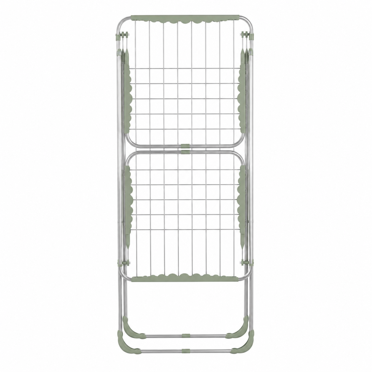 Perilla Avrora White Clothes Drying Rack | 17.5 m Drying Capacity | Foldable 2-Wing