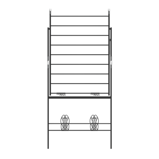 Perilla Majestic Clothes Drying Rack | 15 m Drying Capacity | Foldable 2-Wing Steel