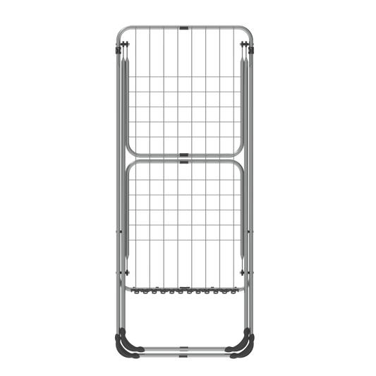 Perilla Mega Present Clothes Drying Rack | 17.5 m Drying Capacity | Foldable 2-Wing Steel Dryer