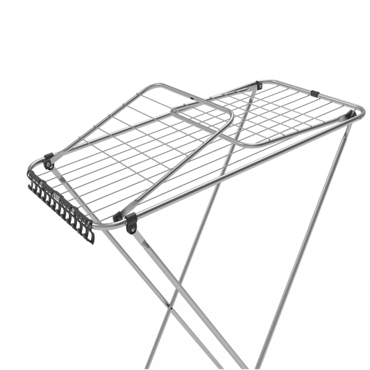 Perilla Star Clothes Drying Rack | 17.5 m Drying Capacity | Foldable 2-Wing Steel Dryer